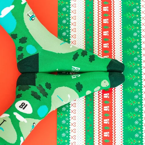 Vista 4 de I'd Rather Be - Calcetines divertidos para hombres y mujeres, regalos para golf, caza, camping, senderismo, esquí, lectura, deportes y mucho más