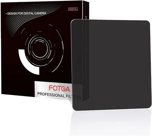 Vista 8 de Fotga - Filtro cuadrado de densidad neutra de vidrio óptico de 4 x 4 pulgadas, ND2 filtros ND completos para soporte de caja mate Swing Away (ND2)