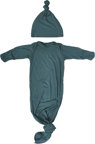 Vista 135 de Three Little Tots Vestido de corbata anudada para bebé recién nacido - Bebé
