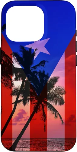 Vista 20 de Tropical Ocean Vibes Puerto Rico Flag - Funda para iPhone 17