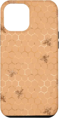 Vista 26 de Honey Comb Honey Bee Pretty Garden - Carcasa para iPhone 17