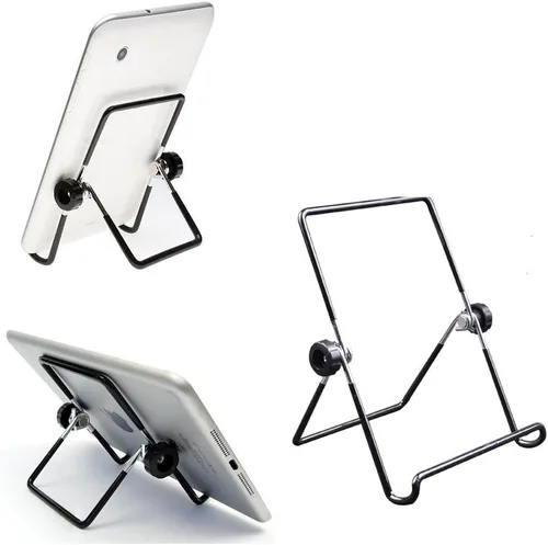 Vista 7 de MOACC Soporte para tableta, universal multiángulo, antideslizante, ajustable, soporte para tablet PC de 9 a 12.9 pulgadas, almohadilla (negro)