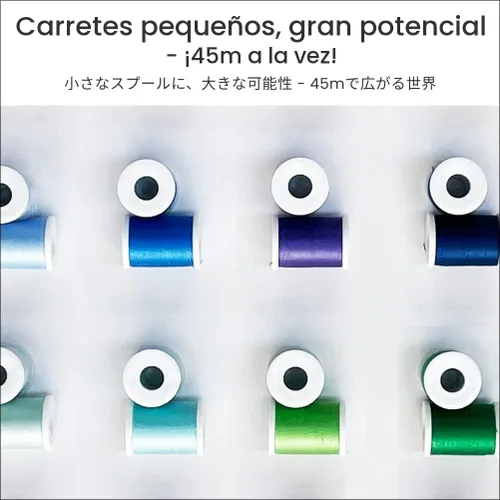 Vista 2 de LEONIS Japón - Juego de hilos de coser de poliéster, 30 colores, práctico, 45m / 50 yardas cada uno [93011]