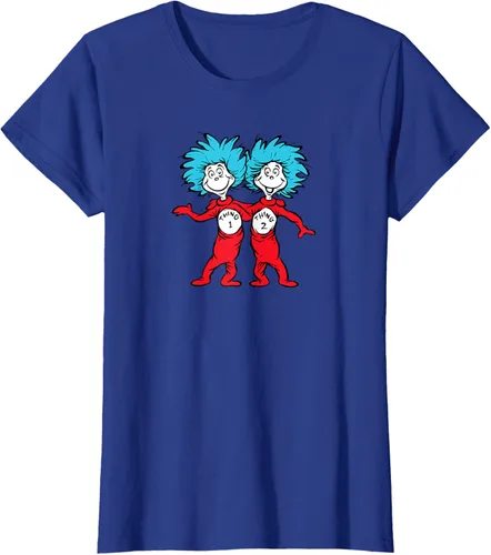 Vista 59 de Dr. Seuss Thing 1 Thing 2 Buddies - Camiseta Negro