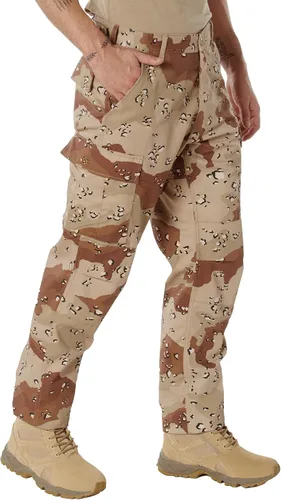 Vista 7 de Rothco: pantalones tácticos BDU – Pantalones cargo resistentes para senderismo al aire libre, EDC, uniforme de trabajo Uniforme de combate