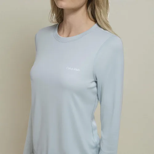Vista 7 de Calvin Klein Camiseta de manga larga para mujer con protección 40+ que absorbe la humedad