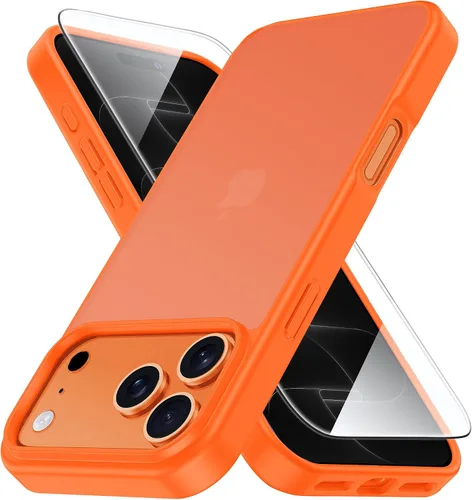 Vista 90 de Yriklso Funda 3 en 1 para iPhone Air, 1 protector de pantalla + 1 lente de cámara, a prueba de golpes para iPhone Air, protección contra caídas