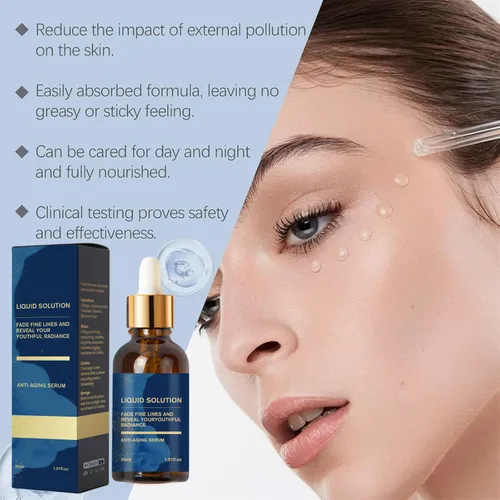 Vista 6 de Suero Olavita, suero facial Olavita, tensado facial antienvejecimiento, aumenta el colágeno de la piel, reduce las arrugas y la piel rellena