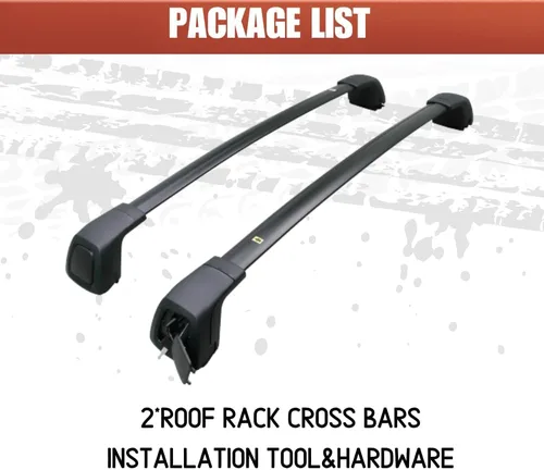 Vista 7 de Barras transversales para portaequipajes para Volvo XC40, XC40 Recharge, 2018-2024 2025 (con riel lateral de fábrica) Accesorios