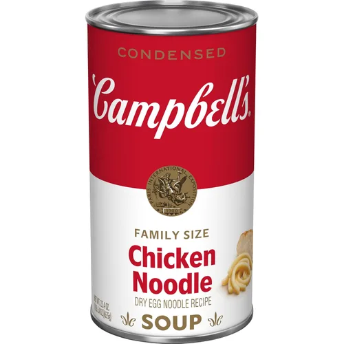 Vista 13 de Campbell's - Sopa condensada de fideos con pollo tamaño familiar, lata de 22.4 onzas