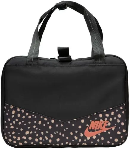 Vista 2 de Nike Futura - Lonchera cuadrada (poliéster, negro/dorado metálico)