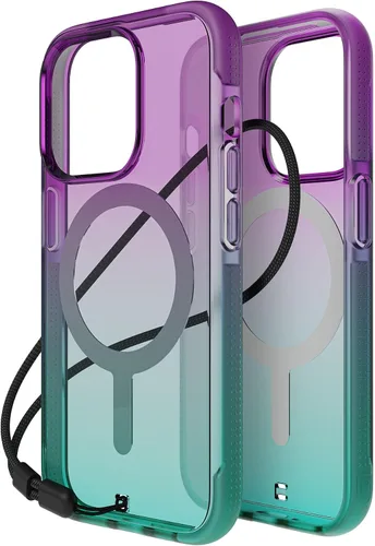 Vista 8 de BodyGuardz Ace Pro Ombre - Funda para iPhone 15 Pro, a prueba de golpes, con grado militar de 18 pies, probada contra caídas, compatible