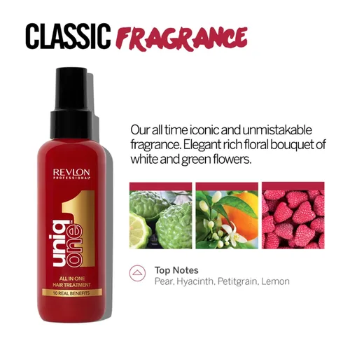 Vista 5 de UniqOne Revlon Professional Tratamiento Capilar, Producto Hidratante Sin Enjuague, Reparación Para Cabello Seco y Dañado, Regalo de Cuidado Capilar