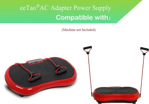 Vista 2 de Cable de alimentación de CA compatible con la máquina de ejercicios Super Deal Pro de placa de vibración, TODO, LifePro, máquina de ejercicio