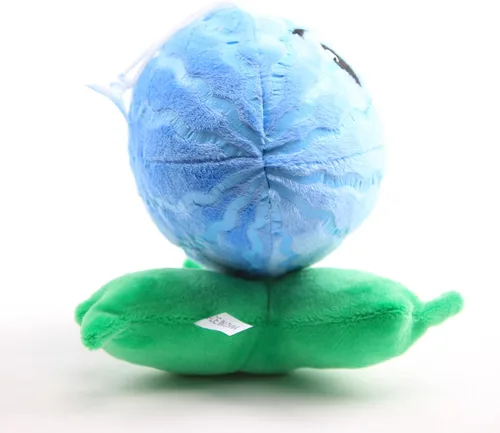 Vista 5 de Juguetes de peluche de plantas, figuras de muñeca de peluche, regalo de cumpleaños para niños (sandía azul)