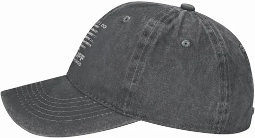 Vista 4 de Sombrero divertido con texto en inglés "I Fix Stuff and I Know Things" para hombre, sombrero de béisbol lindo