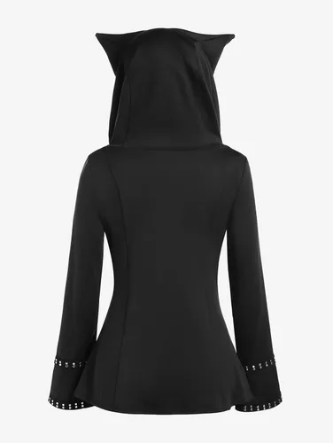 Vista 2 de ROSE GAL Rosegal - Sudadera con capucha con orejas de gato para mujer