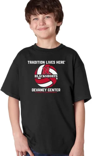 Vista 17 de CornBorn Camisetas de voleibol de Nebraska para niños jóvenes Elige tu diseño