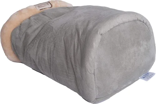 Vista 4 de Cama estilo cueva para gatos y perros pequeños de Armarkat, Tonos café