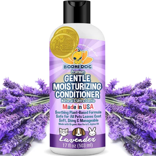 Vista 7 de Bodhi Dog Acondicionador hidratante suave para perros, fórmula calmante a base de plantas con aloe vera y aceite de jojoba, hidrata y suaviza