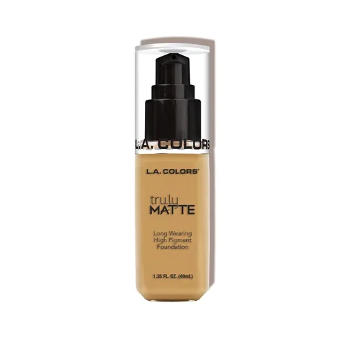 Vista 18 de L.A. Colors Base Mate Verdadera, Bronceado Profundo CLM361 (Paquete de 2)