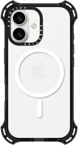 Vista 50 de CASETiFY Funda Bounce para iPhone 16 Pro [a prueba de golpes, 21.3 pies, protección contra caídas de grado militar 6X, compatible con Magsafe] Azul