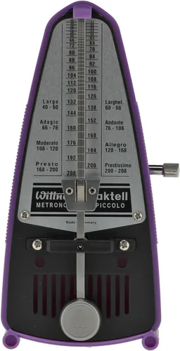 Vista 3 de Wittner 903089 Taktell Piccolo Metrónomo, Violeta