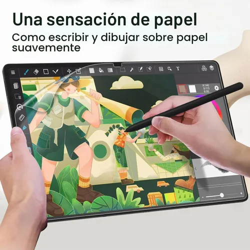 Vista 3 de JETech Protector de pantalla de papel para Galaxy Tab S10 Ultra/S9 Ultra, 1