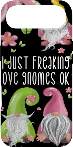 Vista 27 de Funda de gnomo floral de primavera para mujeres y niñas, lindo diseño de gnomos de verano para iPhone 17