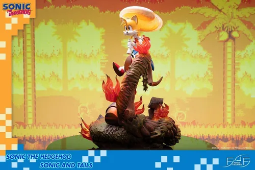 Vista 6 de Sonic The Hedgehog: Sonic and Tails - Figura de edición estándar sin escala