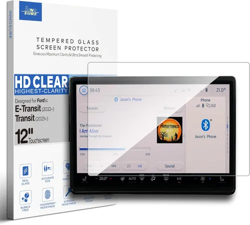 Vista 7 de Protector de pantalla de vidrio templado para Ford Escape (2023/2024/2025) ST-Line Select/Platinum/ST-Line Elite Accesorios de pantalla táctil