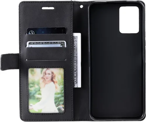 Vista 4 de Funda para Vivo Y21G V2152, funda para Vivo Y33S 4G, piel sintética con tapa para Vivo Y21A Y21A Y21A Y21T, funda para Vivo Y21 2021 V2111, funda