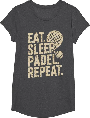 Vista 81 de Camiseta Eat Sleep Padel Repeat Padel Jugador de Tenis