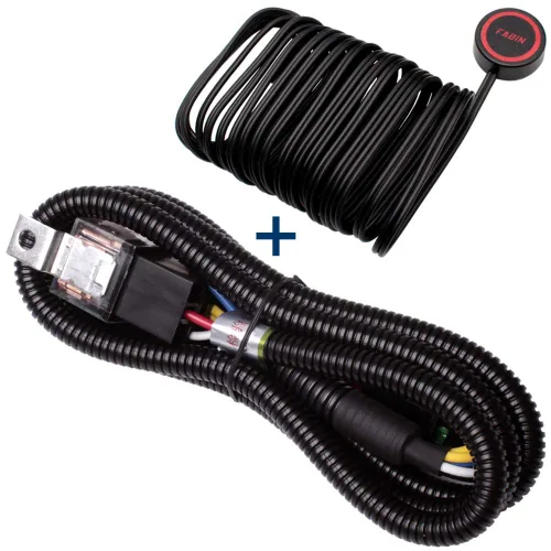 Vista 11 de FARBIN Botón de Presión de Bocina con Conector Rápido, Interruptor Momentáneo con 3 Metros de Cable, Interruptor de Botón Redondo con Tapa Roja
