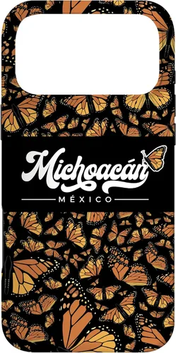 Vista 22 de Michoacan Mexico Mariposas Monarca - Funda para iPhone 16