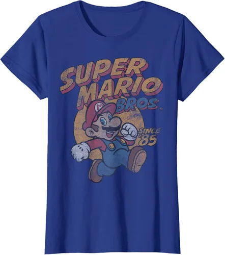 Vista 44 de Super Mario Bros. Desde '85 Camiseta Vintage con Póster' Negro