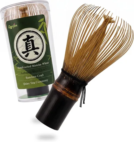 Vista 11 de Juego de batidor de matcha, batidor de bambú hecho a mano para polvo matcha (batidor de matcha)
