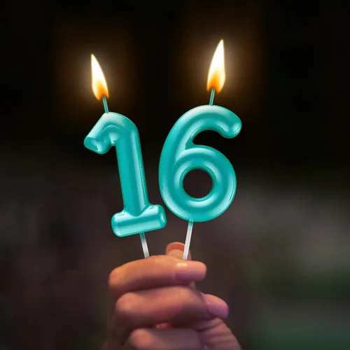 Vista 3 de Vela Azul Número 15 de Cumpleaños Velas 3D de Número para Pastel de Cumpleaños Decoración de Fiesta de Cumpleaños Suministros para Boda