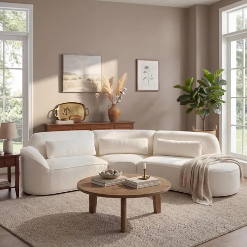 Vista 4 de Christopher Knight Home Kiin - Sofá modular modular de 123 pulgadas, moderno sofá grande curvado, cómodo sofá modular tapizado para sala de estar