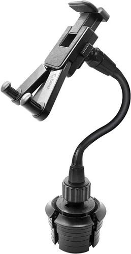 Vista 12 de Cellet Soporte de teléfono para portavasos de automóvil, soporte para teléfono, soporte universal ajustable compatible con Apple iPhone, Samsung
