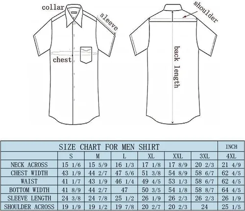 Vista 6 de Year In Year Out Camisa de vestir sin arrugas para hombre, ajuste regular, manga larga, resistente a las arrugas