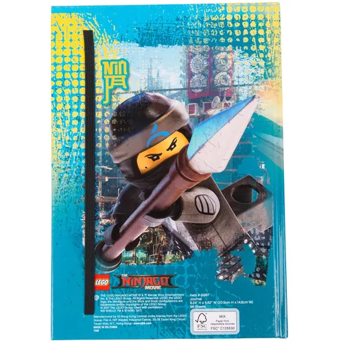 Vista 6 de IQ Lego Ninjago Movie NYA - Cuaderno de notas (96 páginas) Tapa dura