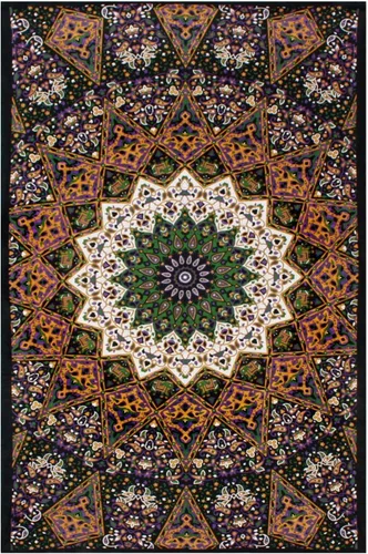 Vista 5 de Sunshine Joy estrella india mandala tapiz mantel hoja de playa 60x90 pulgadas