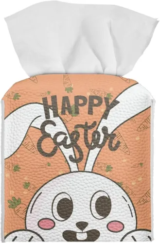 Vista 13 de Lindas decoraciones de ajolote con estampado de animales, caja de pañuelos de cuero, soporte de Navidad, organizador de papel de seda impermeable