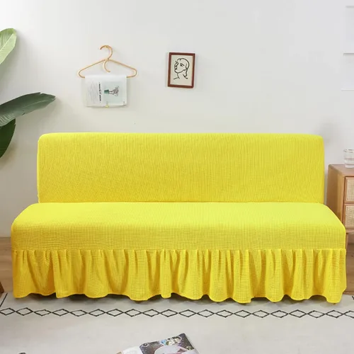 Vista 12 de IMYOGI Fundas de sofá de alta elasticidad impresas sin brazos, funda elástica para futón y futón, antideslizante y sin reposabrazos, protector