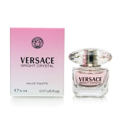 Vista 4 de Versace Bright Crystal Eau de Toilette en aerosol, 3 onzas líquidas