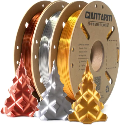 Vista 33 de GIANTARM Filamento de ácido poliláctico (PLA), filamento beige para impresora 3D, carrete de 2.2 libras, precisión de dimensión de 0.069 in +