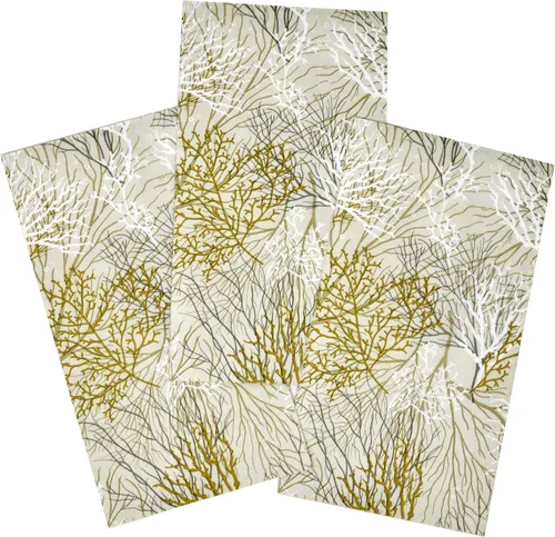 Vista 6 de 100 servilletas doradas para fanáticos del mar, toallas de mano de papel para baño, playa, boda, fiesta náutica, suministros de decoración de mesa