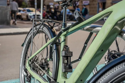 Vista 3 de ABUS Bordo 6000C/120 - Cerradura plegable con soporte para cerradura SH, cerradura de combinación de acero endurecido, cerradura de bicicleta