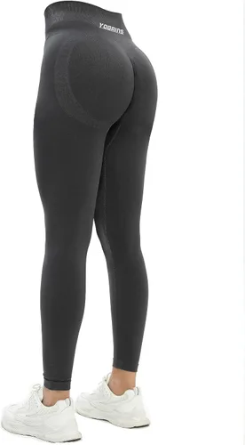 Vista 4 de Leggings de entrenamiento para mujer, cintura alta, sin costuras, atléticos, para correr, gimnasio, fitness, yoga, pantalones activos